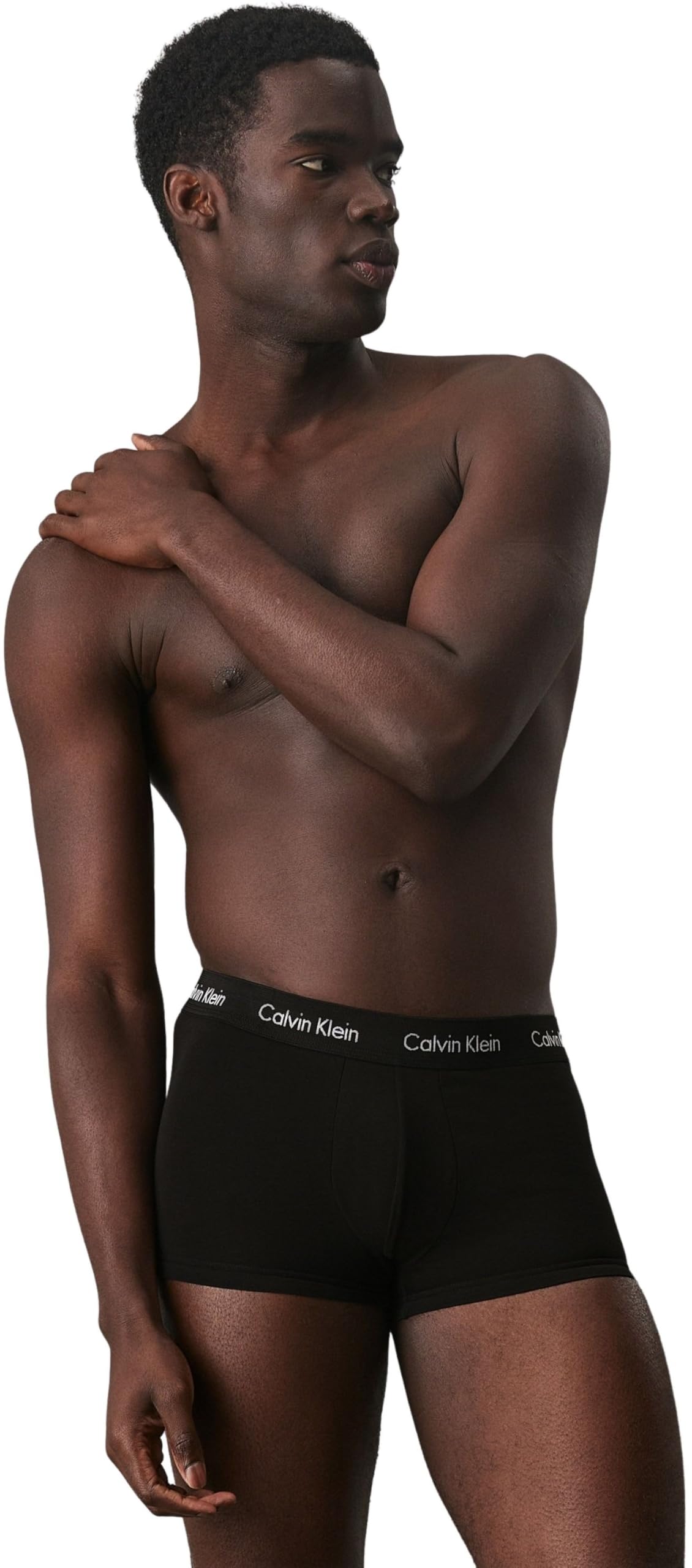Calvin Klein Herren 3er Pack Boxershorts Low Rise Trunks Unterwäsche, Schwarz, L 2