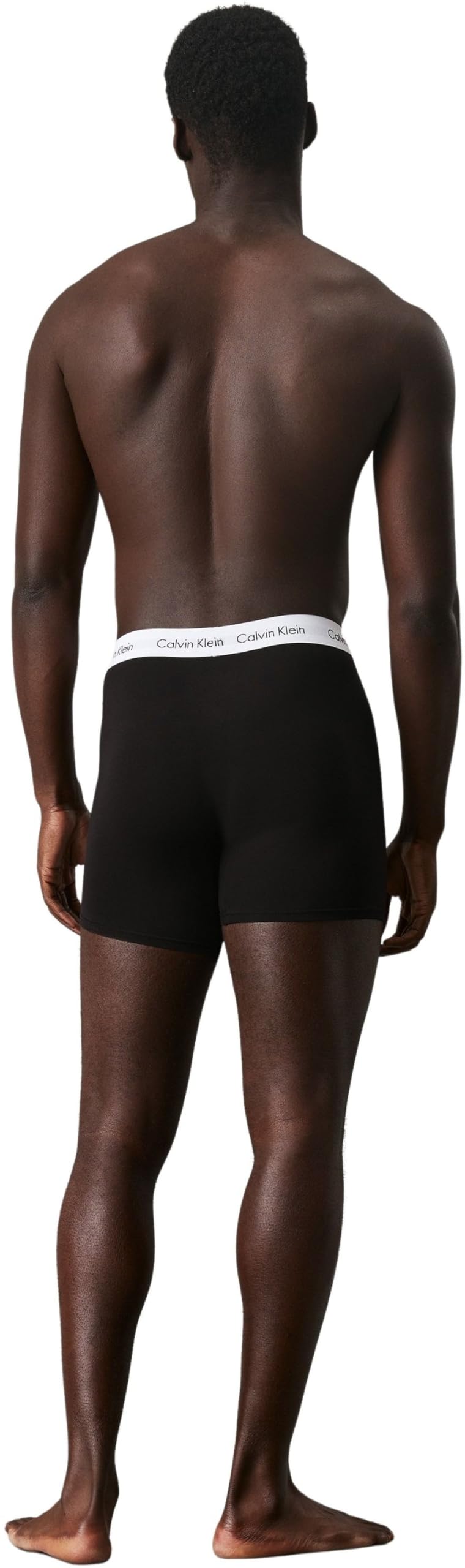 Calvin Klein Herren 3er Pack Boxershorts Briefs Boxer Brief Stretch, Schwarz (Black), M