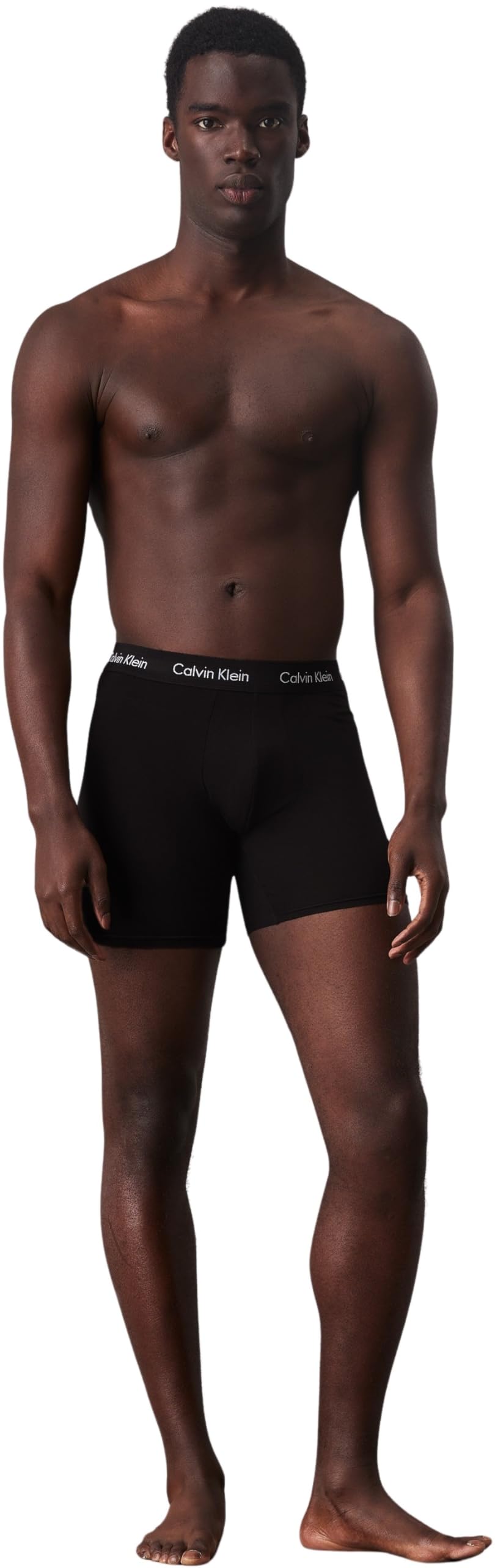 Calvin Klein Herren 3er Pack Boxershorts Briefs Boxer Brief Stretch, Schwarz, M 5