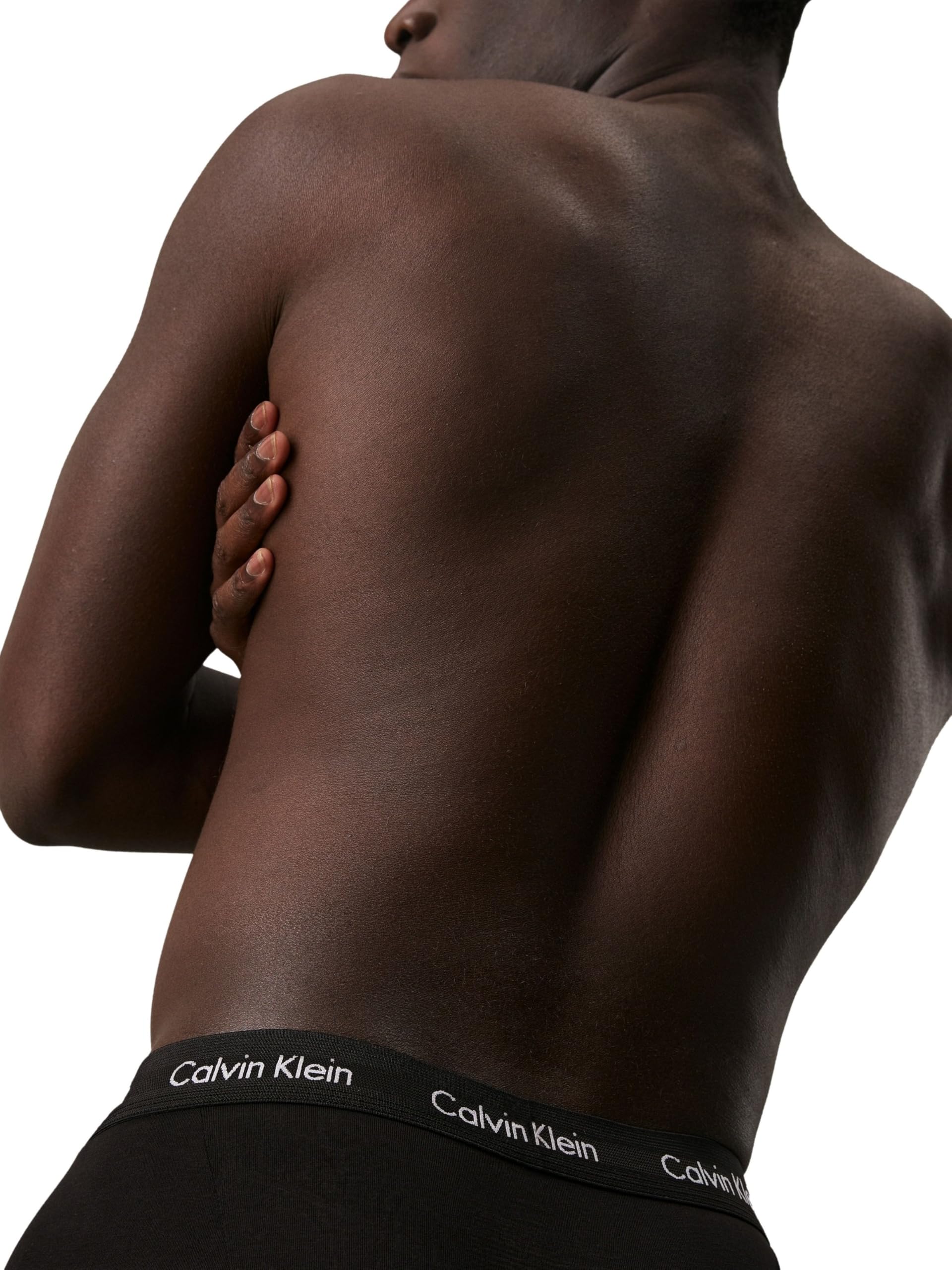 Calvin Klein Herren 3er Pack Boxershorts Low Rise Trunks Unterwäsche, Schwarz, L 4